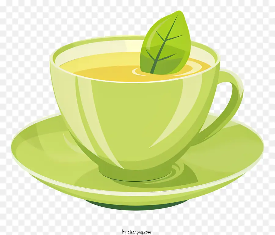 Té Verde，Menta PNG