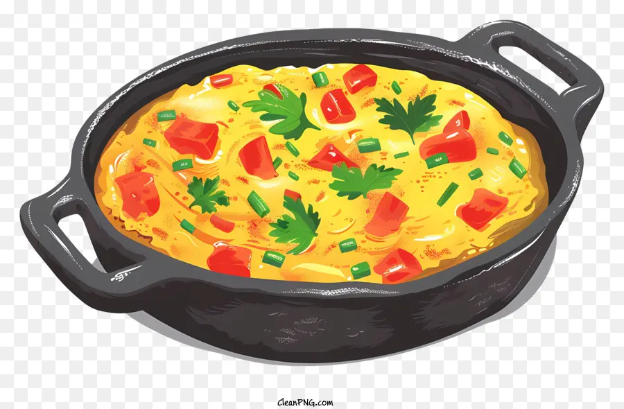 La Tortilla De Patatas，Vegetariana PNG