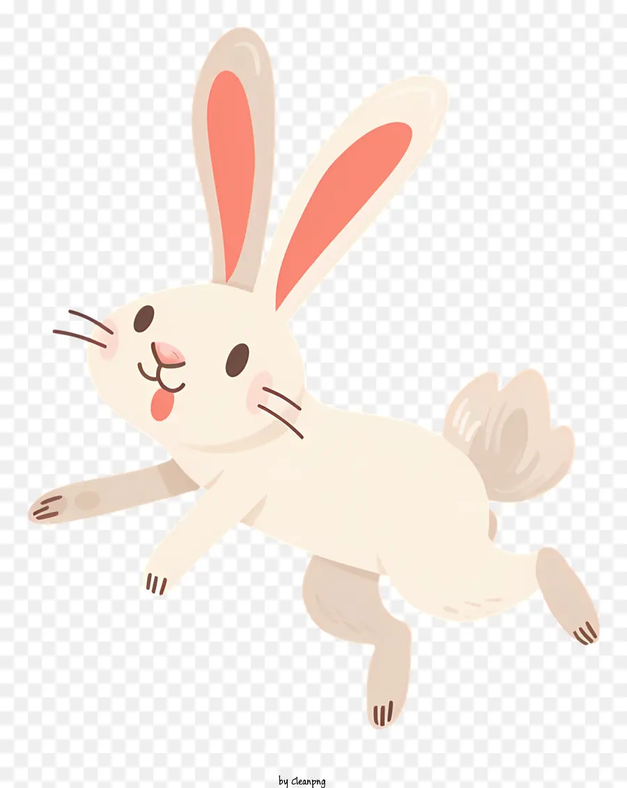 Bunny Hop，Cartoon Rabbit PNG