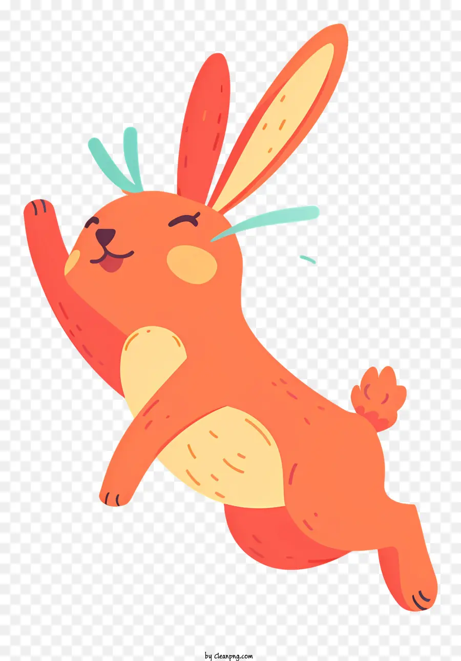 Bunny Hop，Cartoon Rabbit PNG