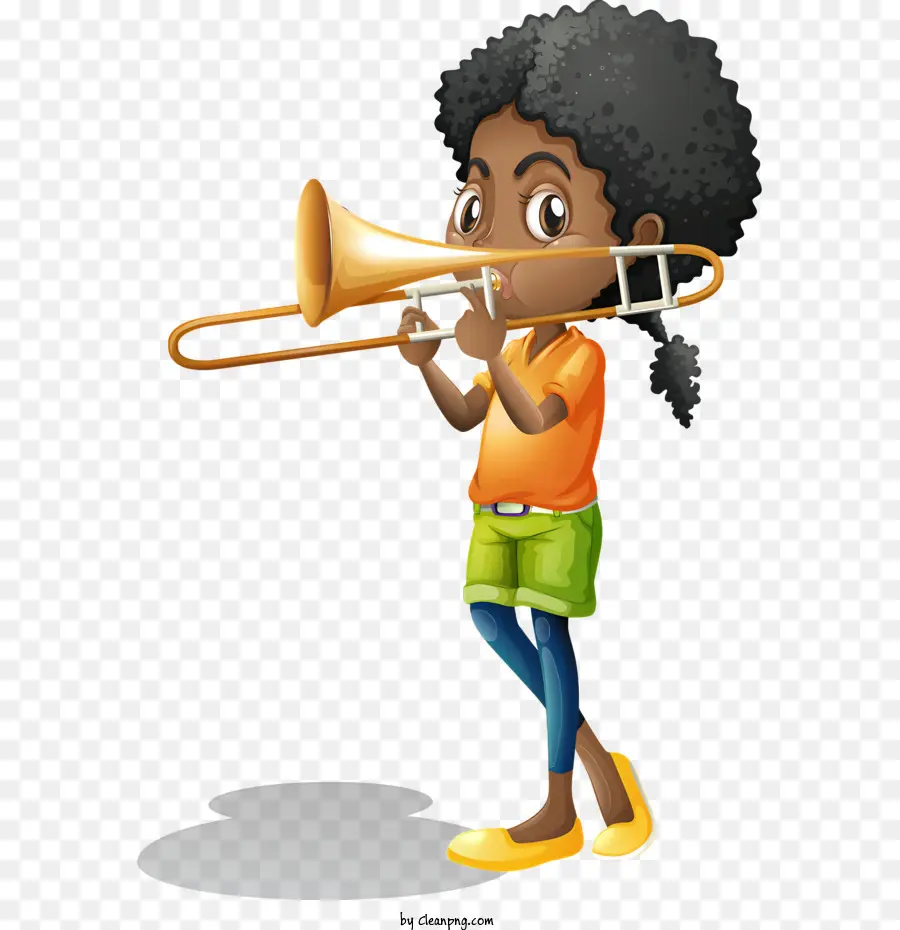 Música，Trombón PNG