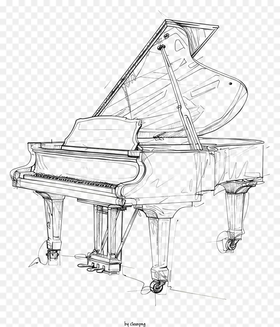 Plan De，Grand Piano PNG