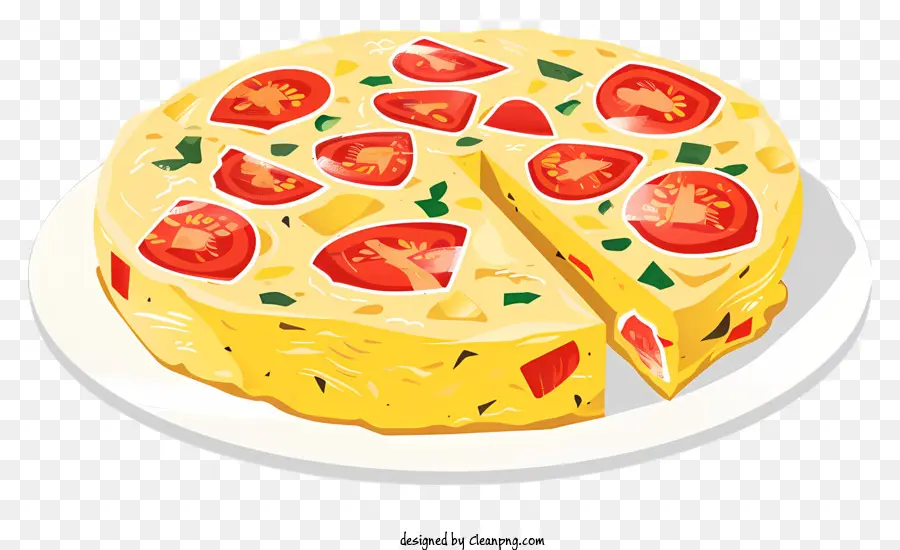 La Tortilla De Patatas，Pastel PNG