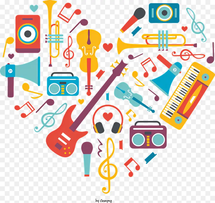 Música，Instrumentos Musicales PNG