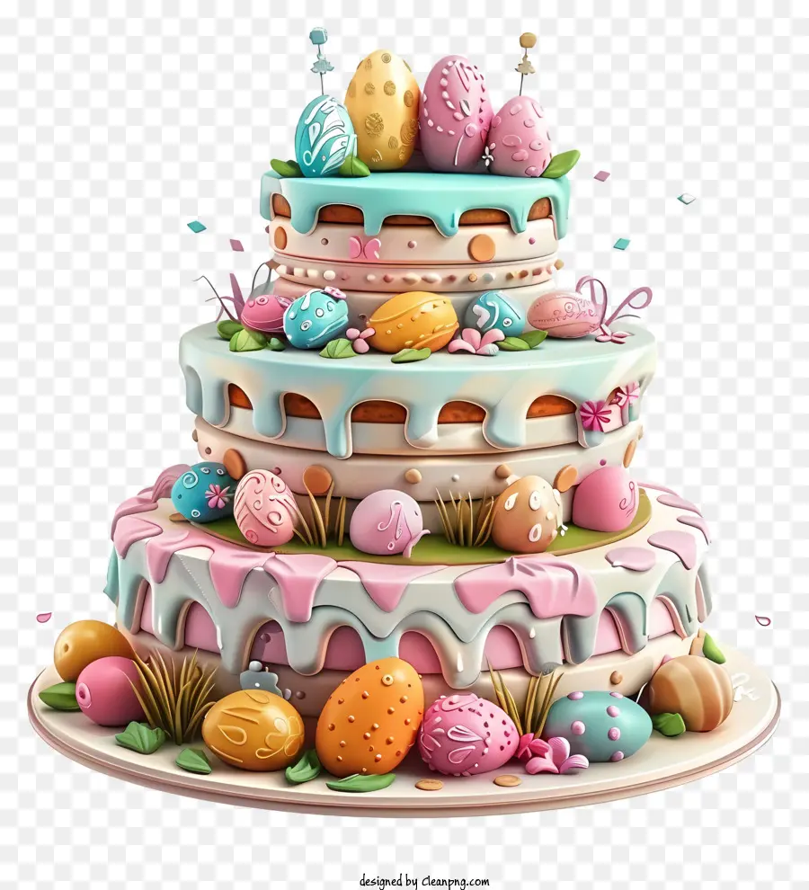 Pastel Del Día De Pascua，Pascua PNG