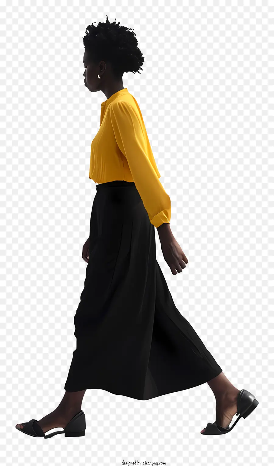 Negro Mujer，La Moda PNG