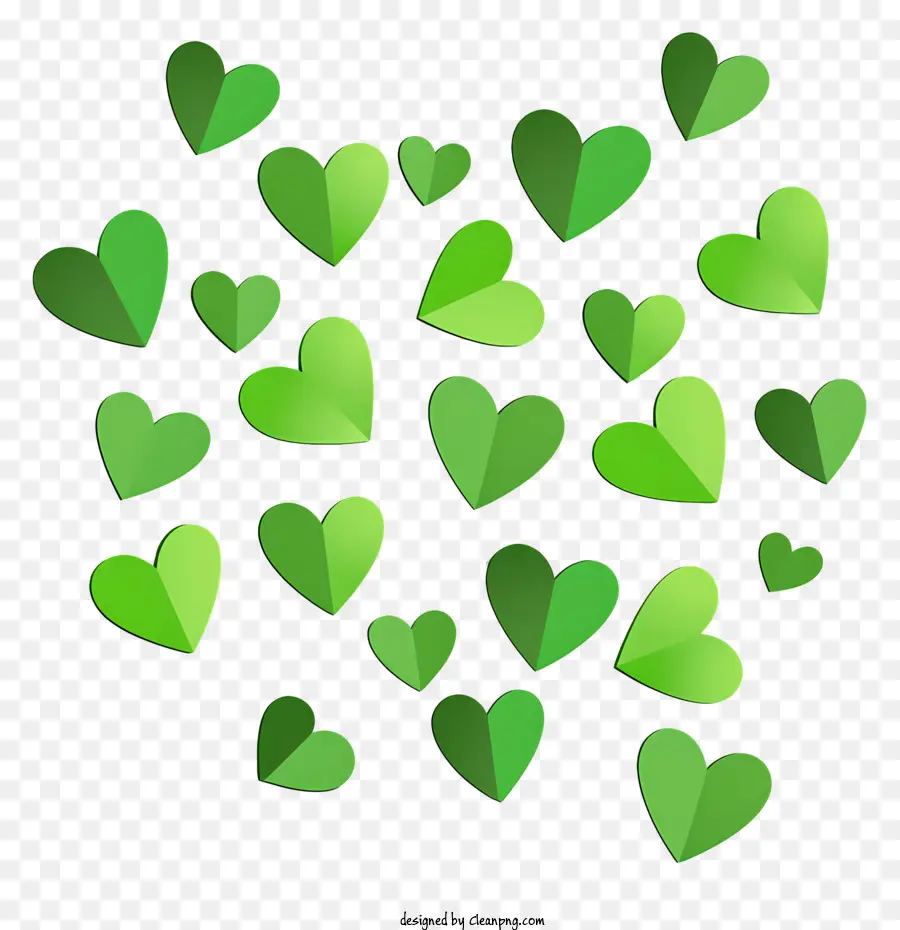 Corazon Verde，Corazones Verdes PNG