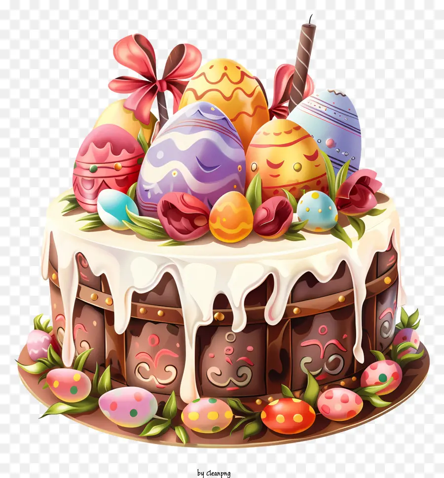 Pastel Del Día De Pascua，La Pascua Pastel PNG