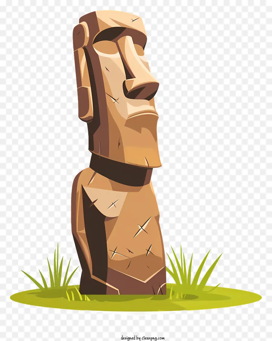 Moái，Estatua De La Isla De Pascua PNG