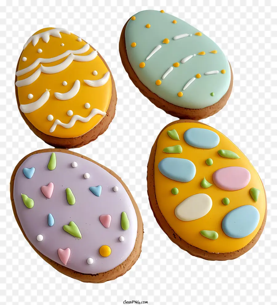 Domingo De Resurrección，Galletas De Pascua Decoradas PNG