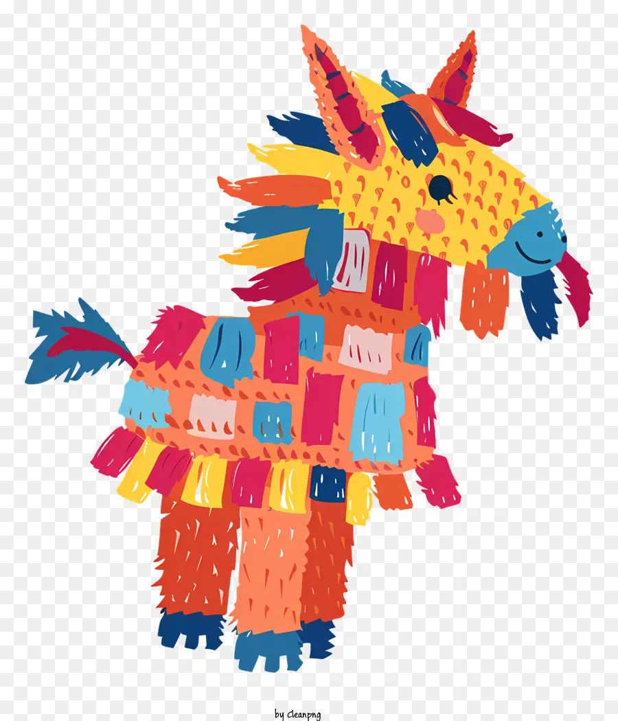 Piñata，Burro Pintado PNG