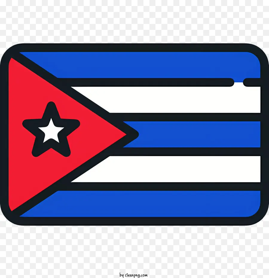 Cuba Flag，La Bandera De Cuba PNG