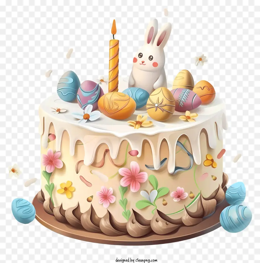 Pastel Del Día De Pascua，Pastel De Cumpleaños PNG