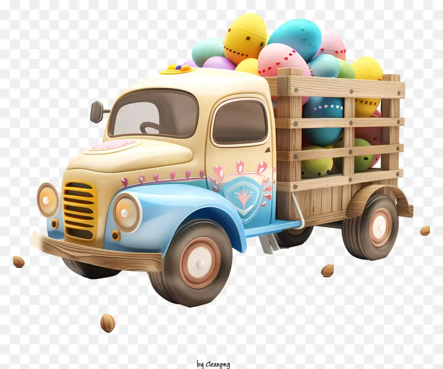 Camión De Pascua，Los Huevos De Pascua PNG