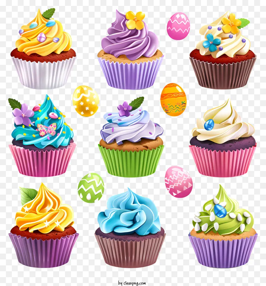 El Domingo De Pascua，Cupcakes PNG