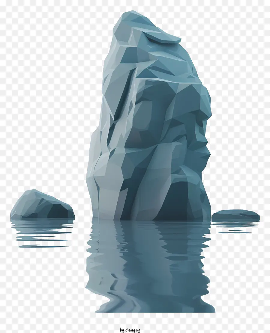Rock Bajo El Agua，Iceberg PNG