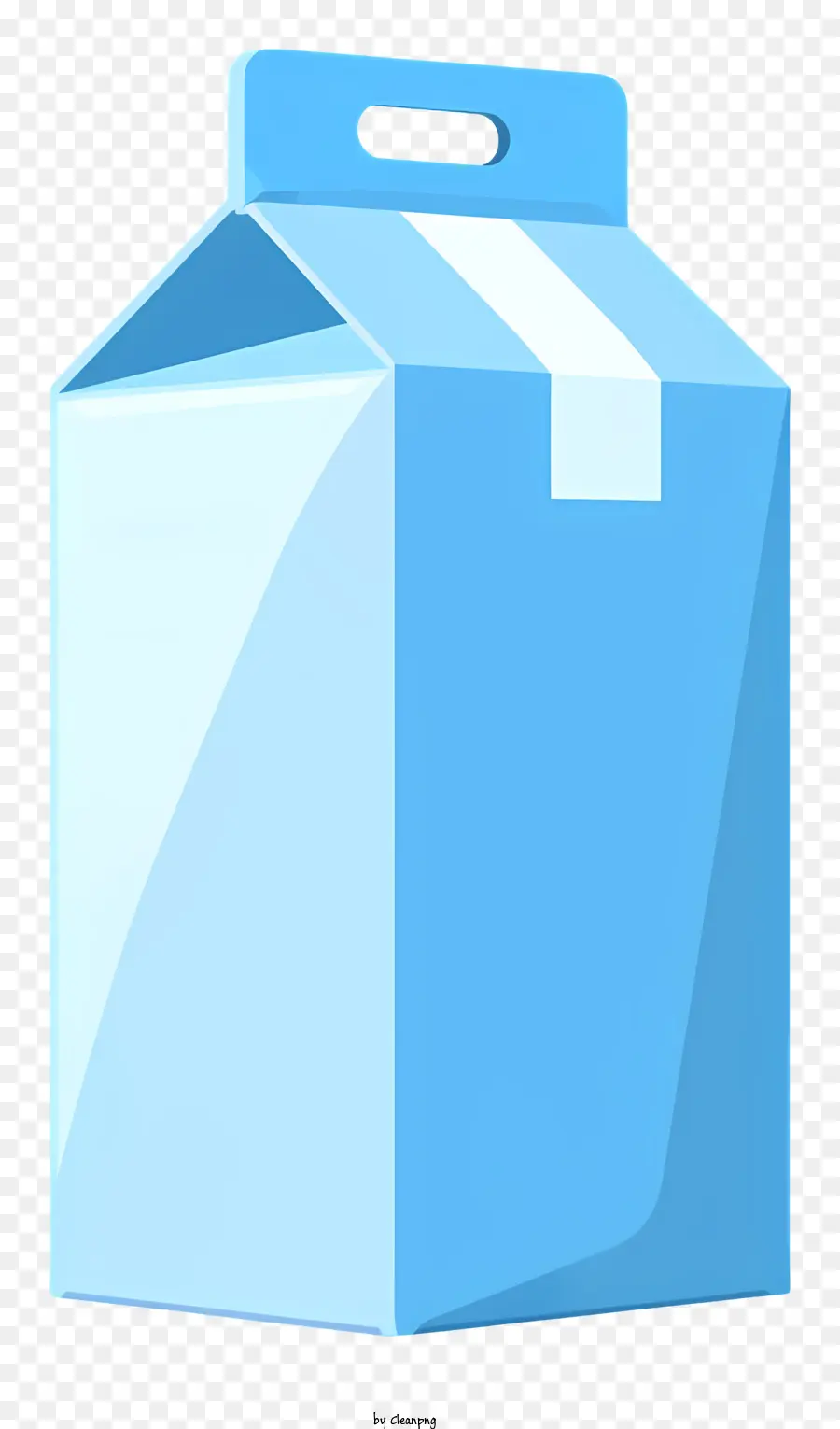 Cartón De Leche，Caja Azul PNG