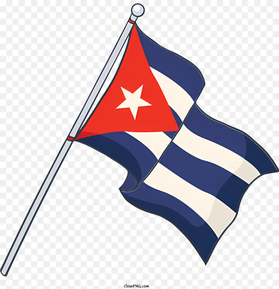 Cuba Flag，Bandera PNG