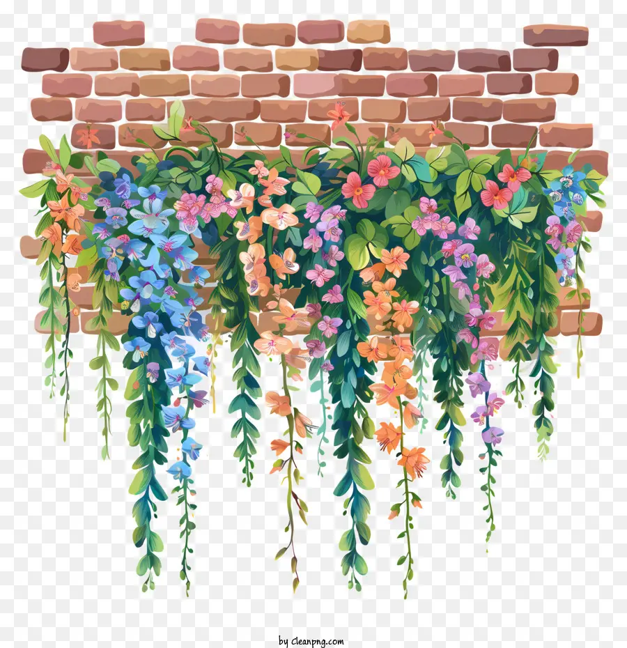 La Pared De Ladrillo，Vines PNG