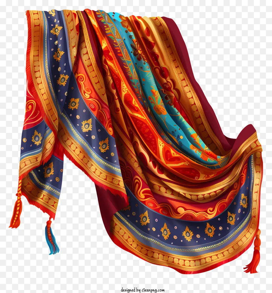 Sari Indio，Bufanda Multicolor PNG