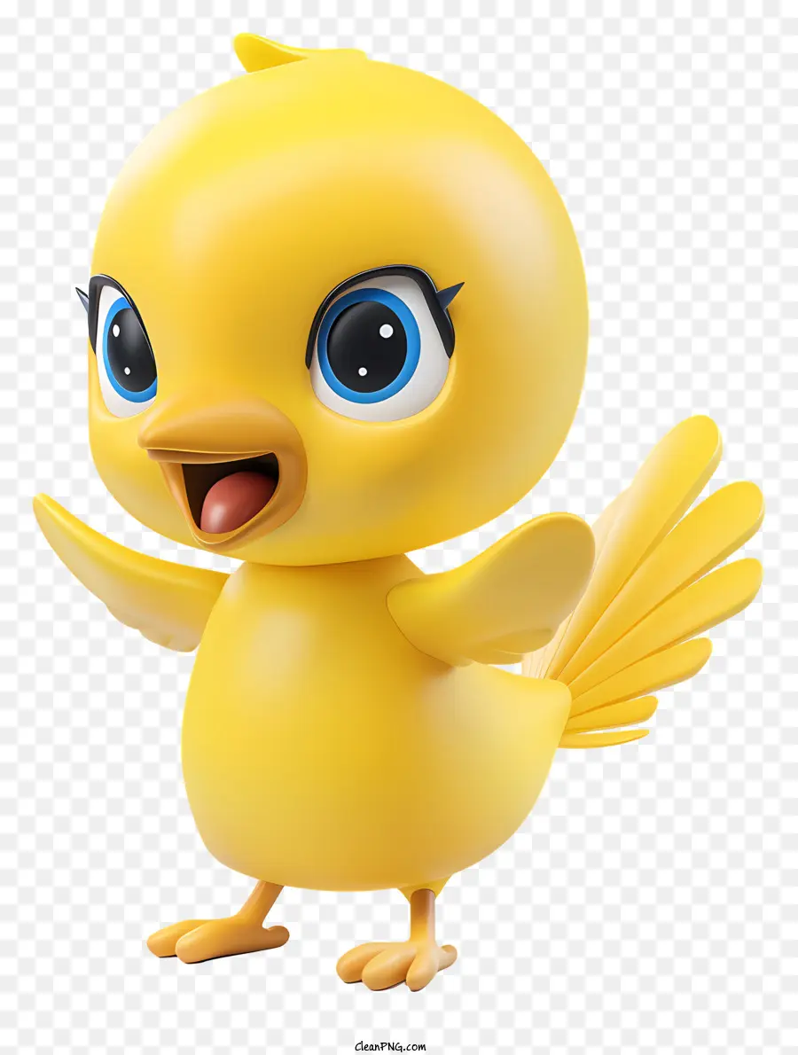 Piolín，Pájaro Amarillo PNG