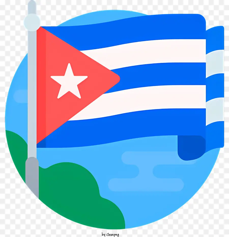 Cuba Flag，Bandera Nacional Cubana PNG