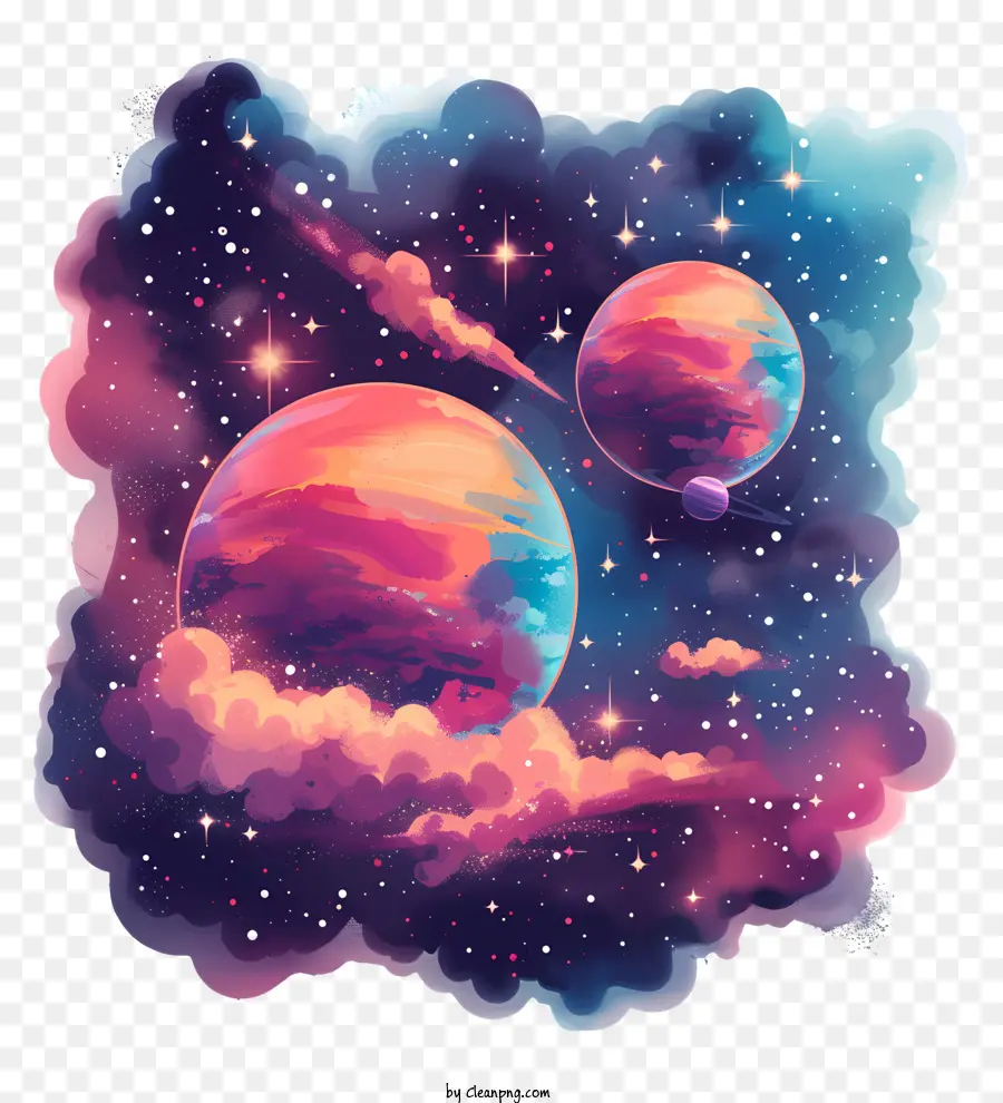 Nebulosas，Paisaje Surrealista PNG