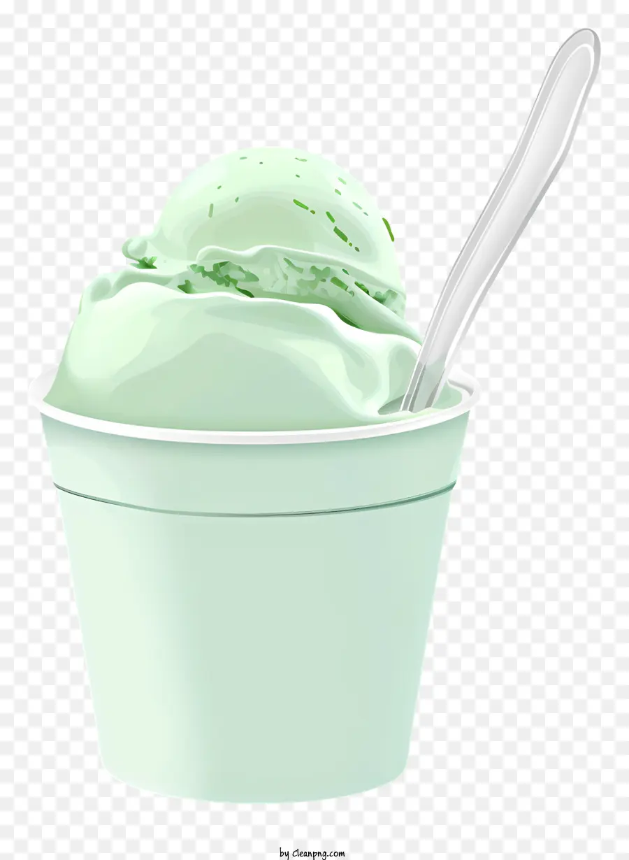 Helado De Menta，Helado PNG