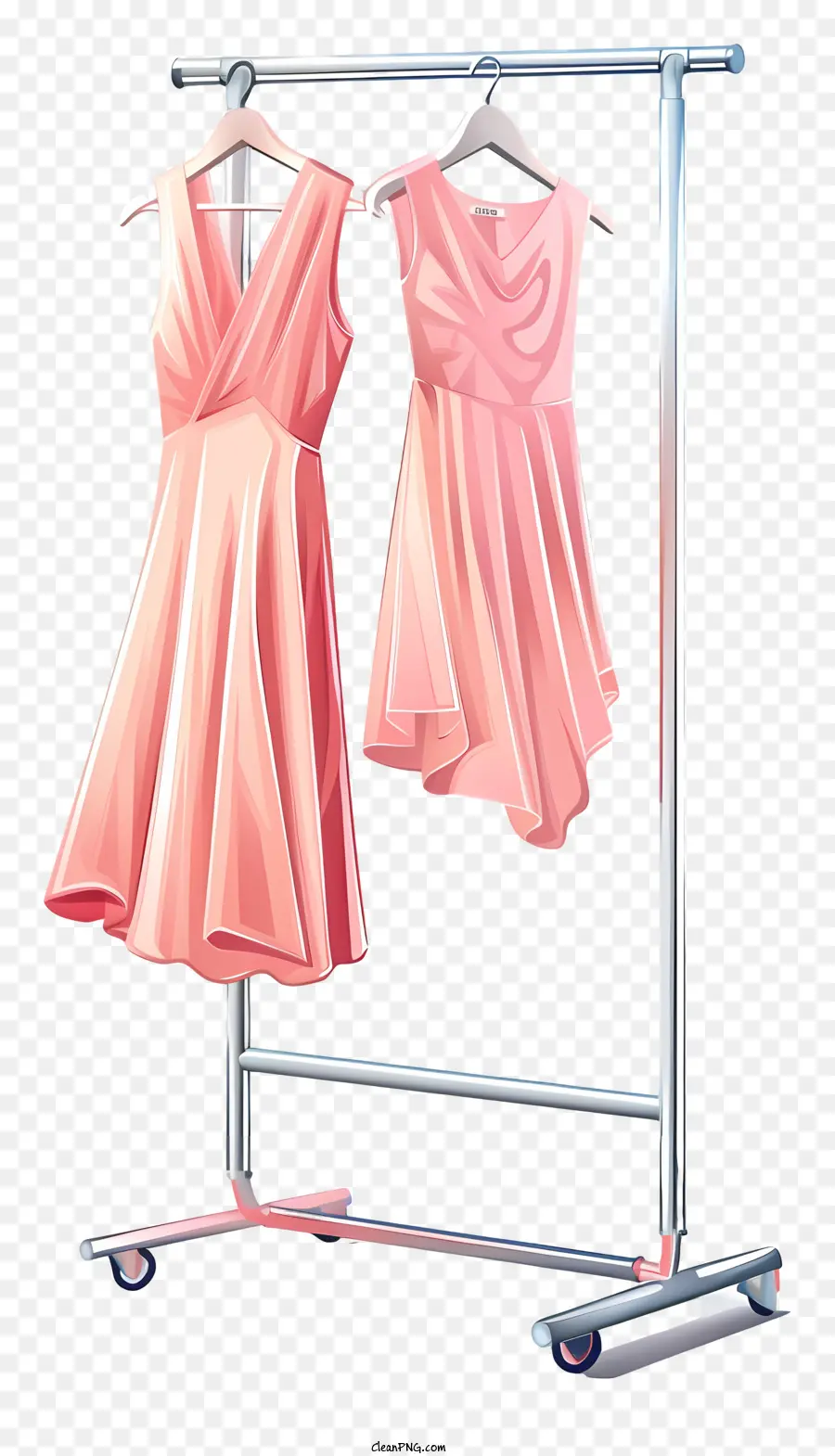 Perchero，Vestidos Rosas PNG