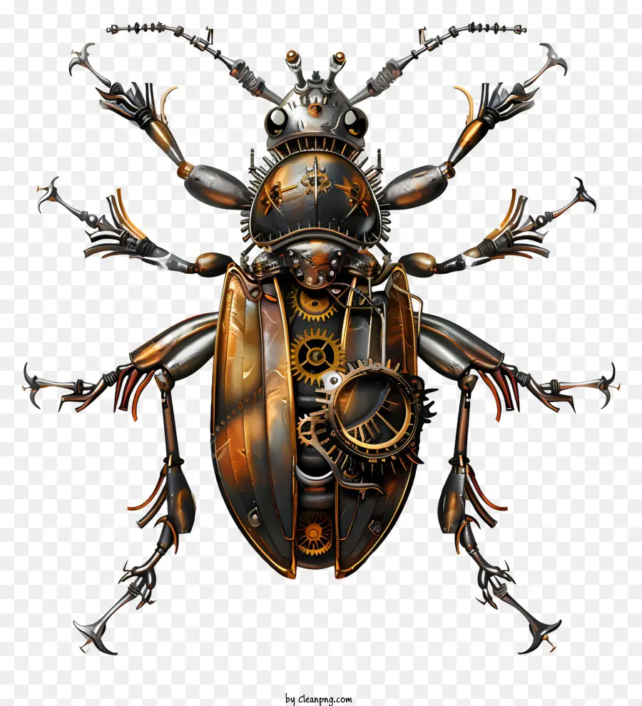 Steampunk，Escarabajo Mecánico PNG