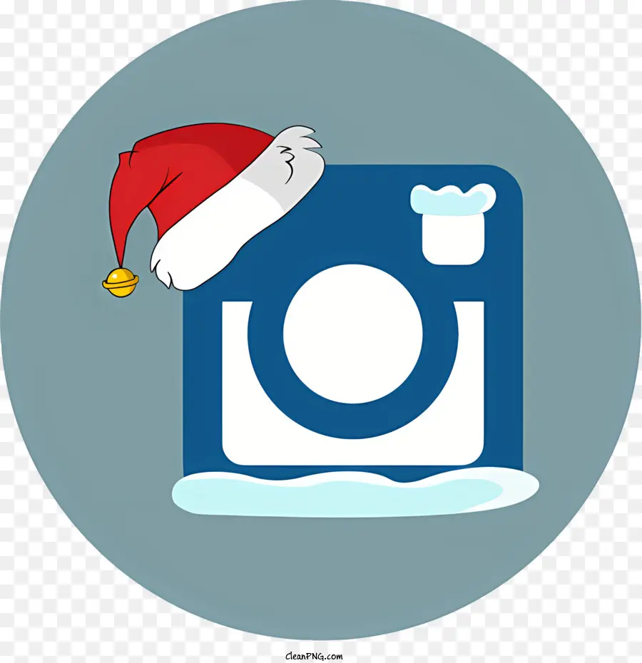 Instagram，Gorro De Papá Noel En El Logo PNG