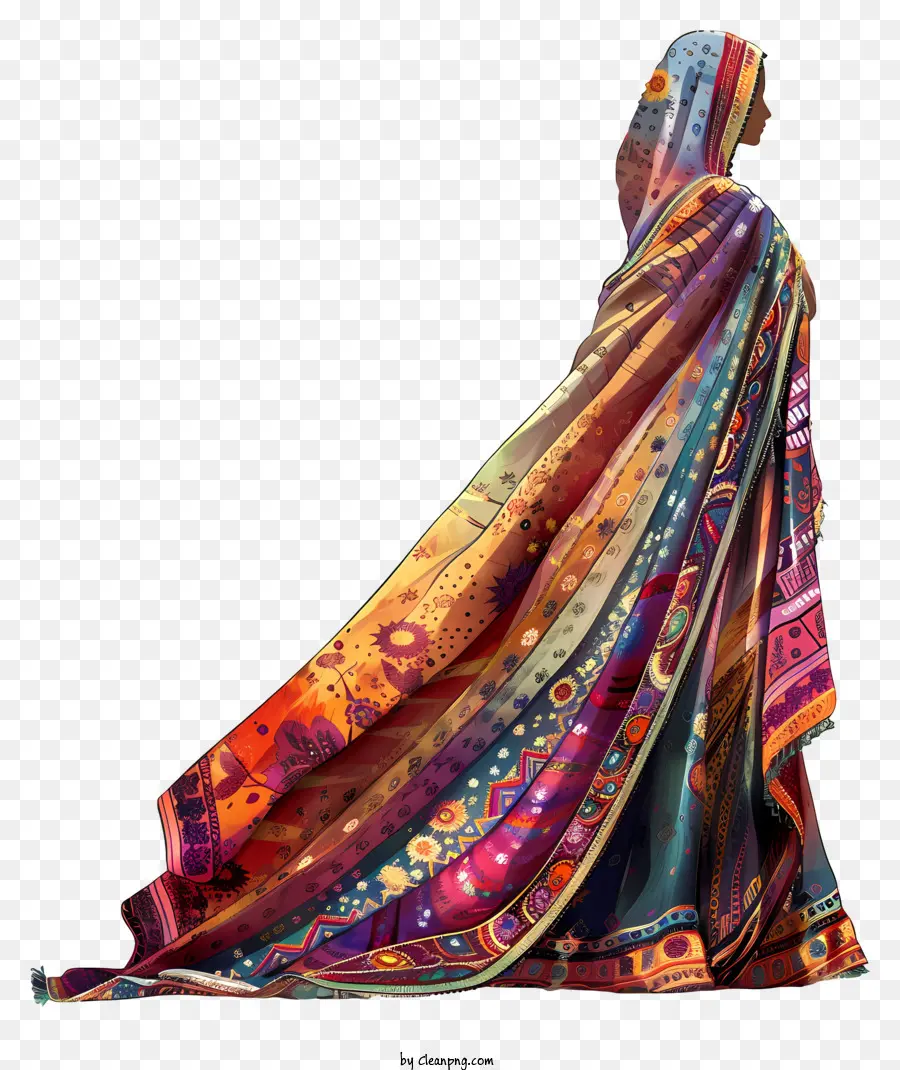 Sari Indio，Moda India PNG