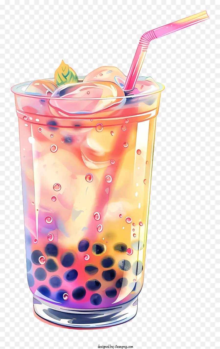 Té De La Burbuja，Bebida Refrescante PNG