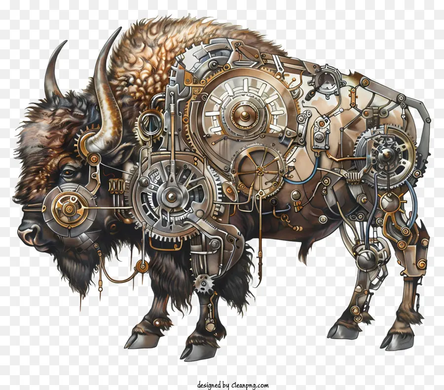 Steampunk，Bisonte PNG