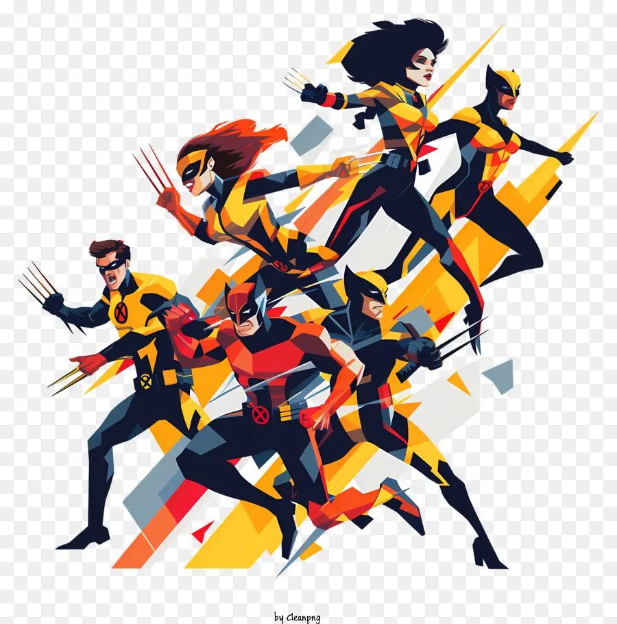 X Men，Superhéroes PNG