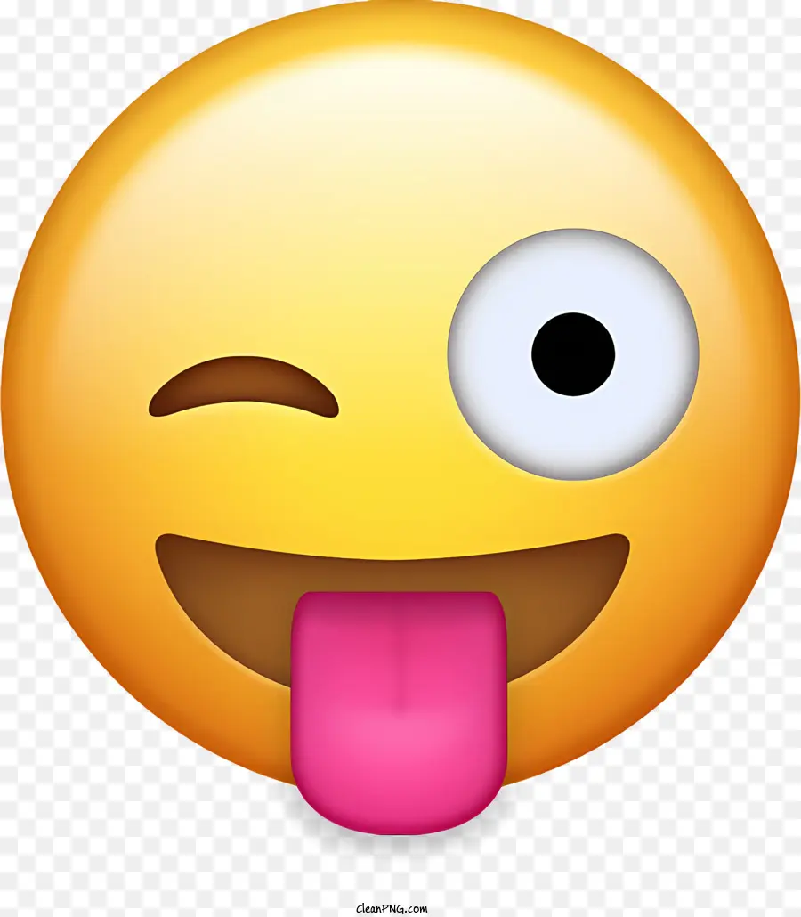 Emoji，Con La Lengua De Fuera PNG