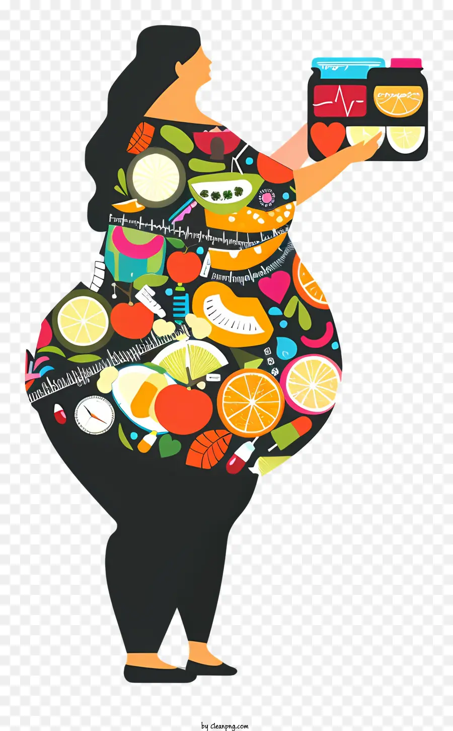 Mundial De La Obesidad Día，La Alimentación Saludable PNG