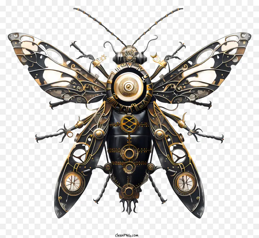 Steampunk，Mariposa Steampunk PNG