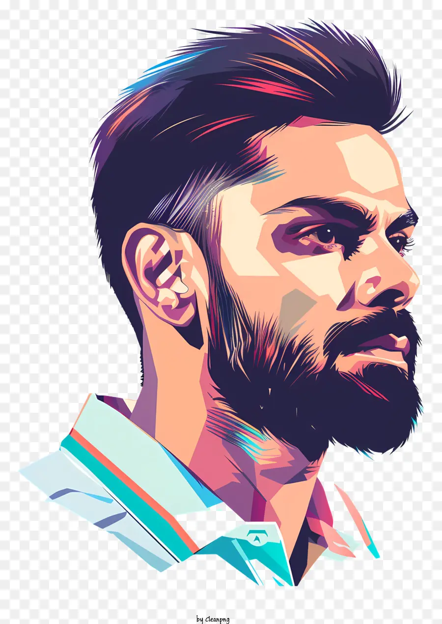 Virat Kohli，Retrato PNG