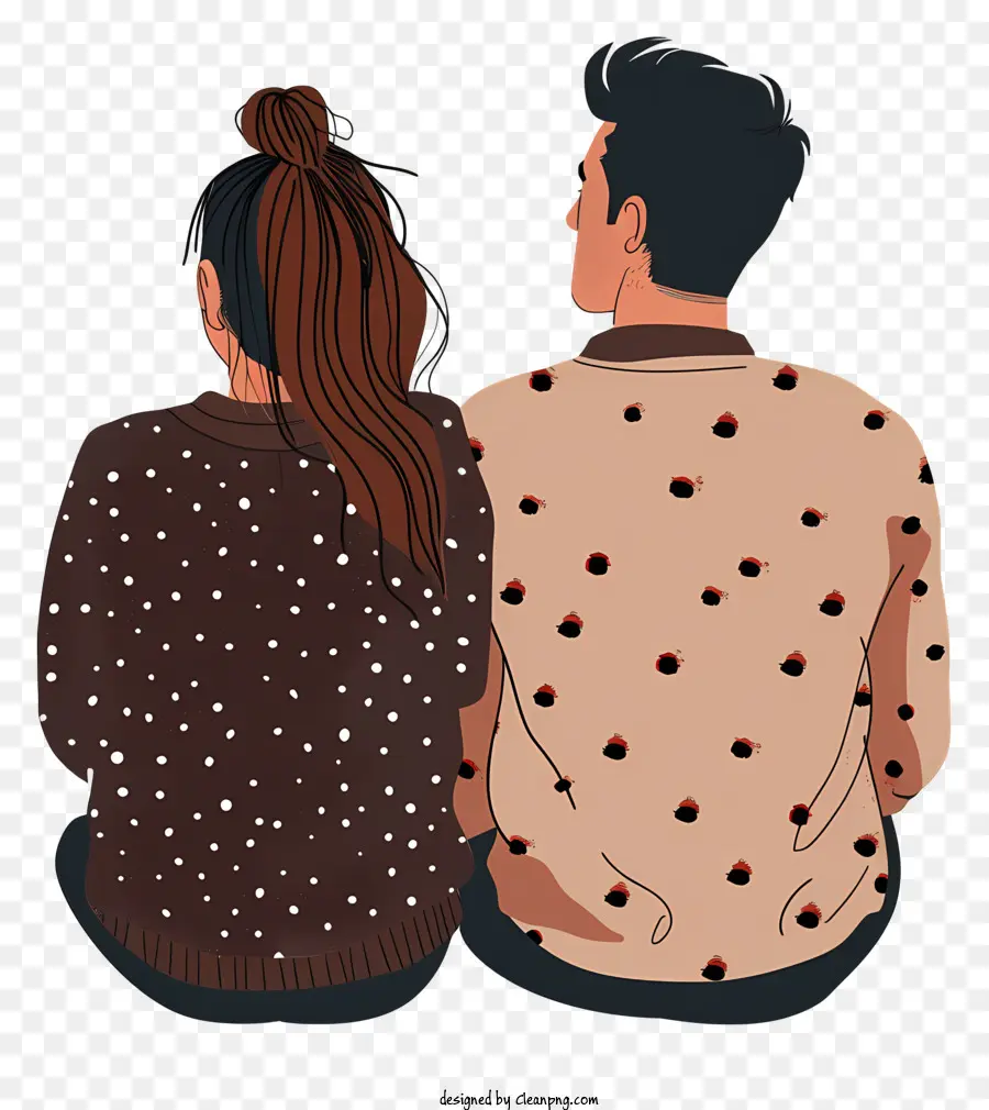 Pareja Sentada，Las Parejas PNG