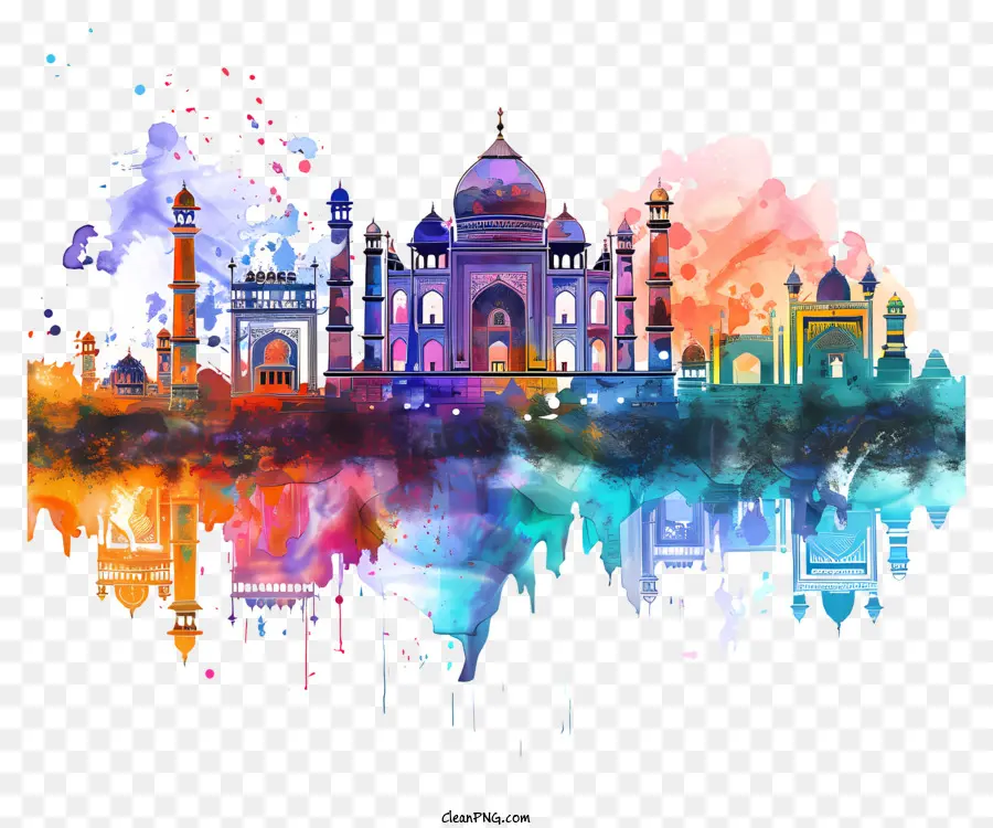 Nueva Delhi，Taj Mahal PNG