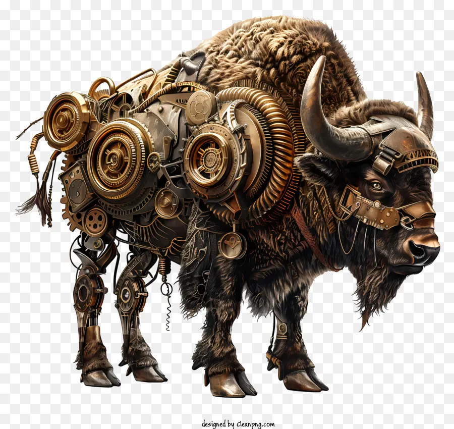 Steampunk，Bisonte PNG