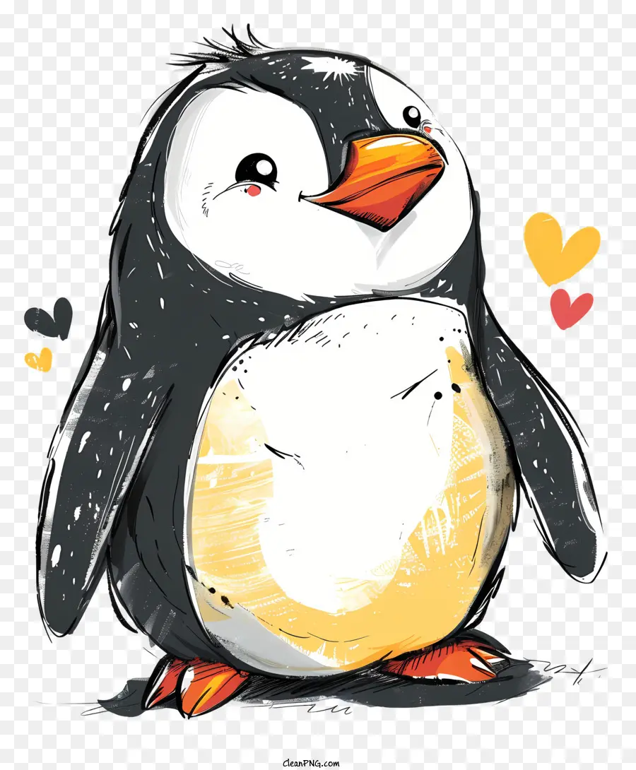 El Día Mundial Del Pingüino，Lindo Pingüino PNG