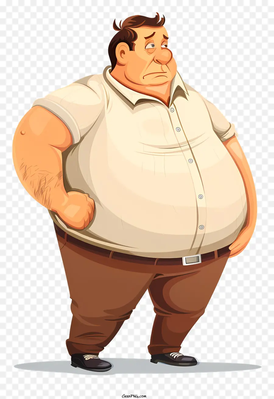 Mundial De La Obesidad Día，Personaje De Dibujos Animados PNG