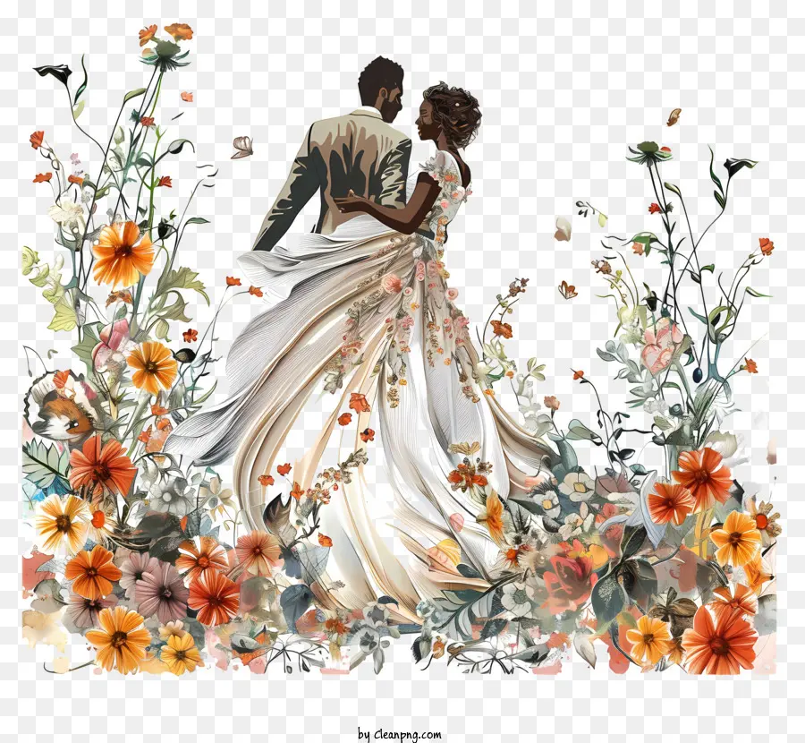 Los Novios，Pareja De Novios PNG