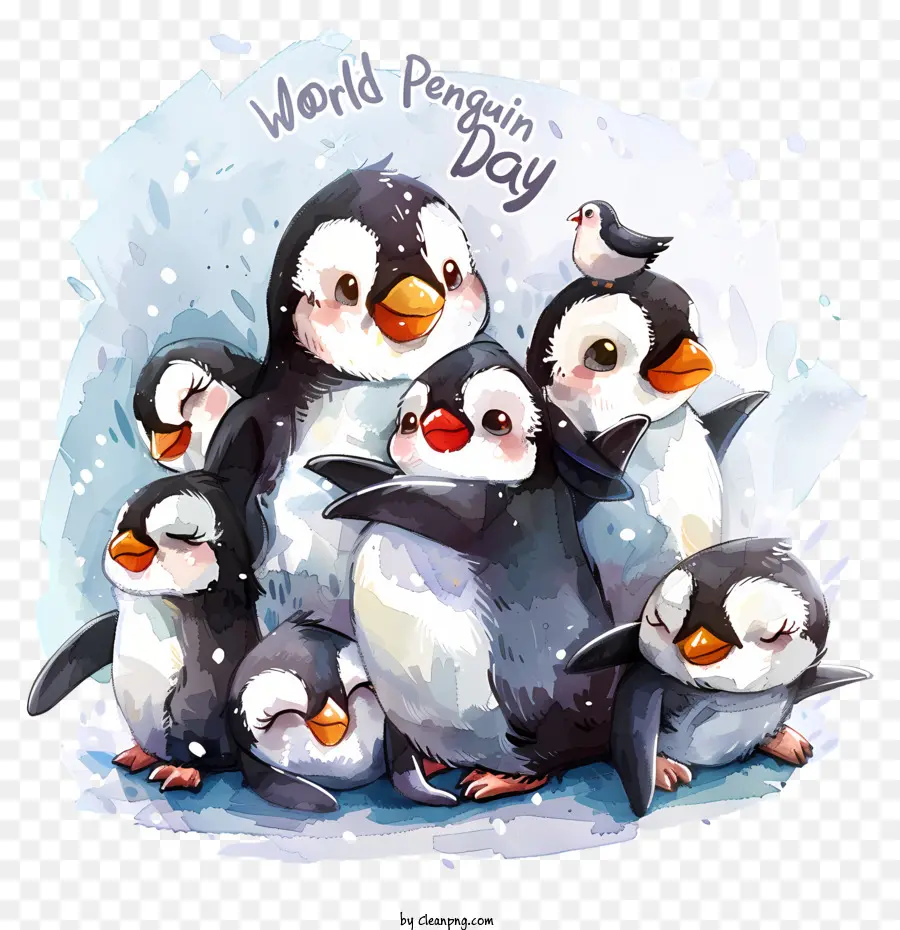 Día Mundial Del Pingüino，Pingüinos PNG