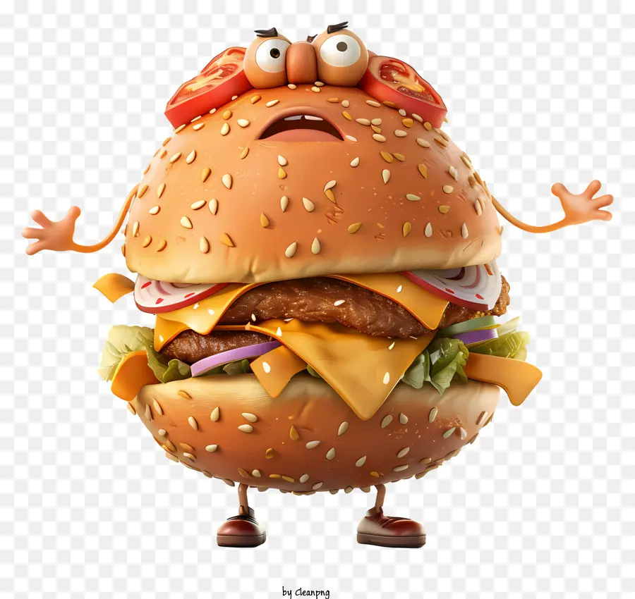 Mundial De La Obesidad Día，Hamburguesa Gigante PNG