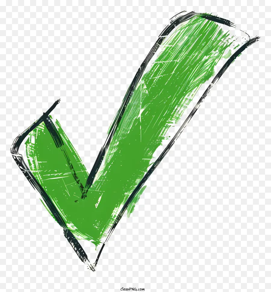 Marca De Verificación Verde，Garrapata PNG