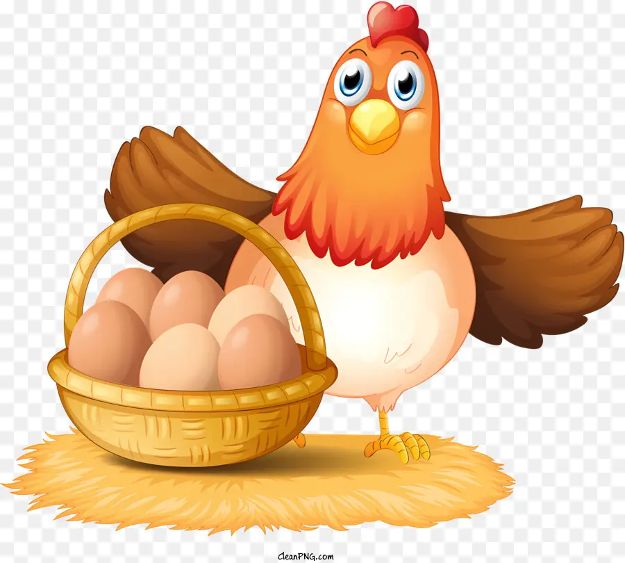 Huevo，Gallina Con Huevos PNG