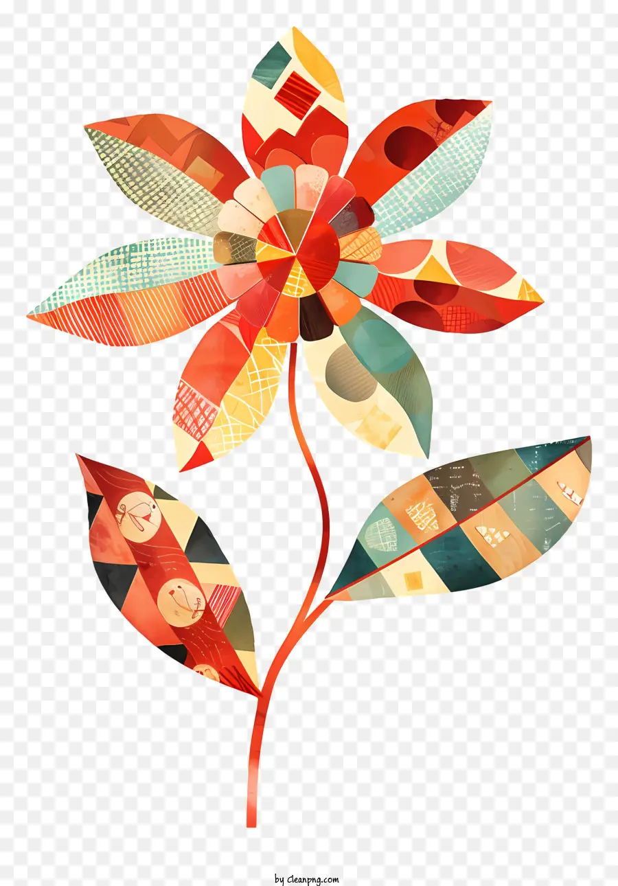 Flor，Flor Geométrica PNG